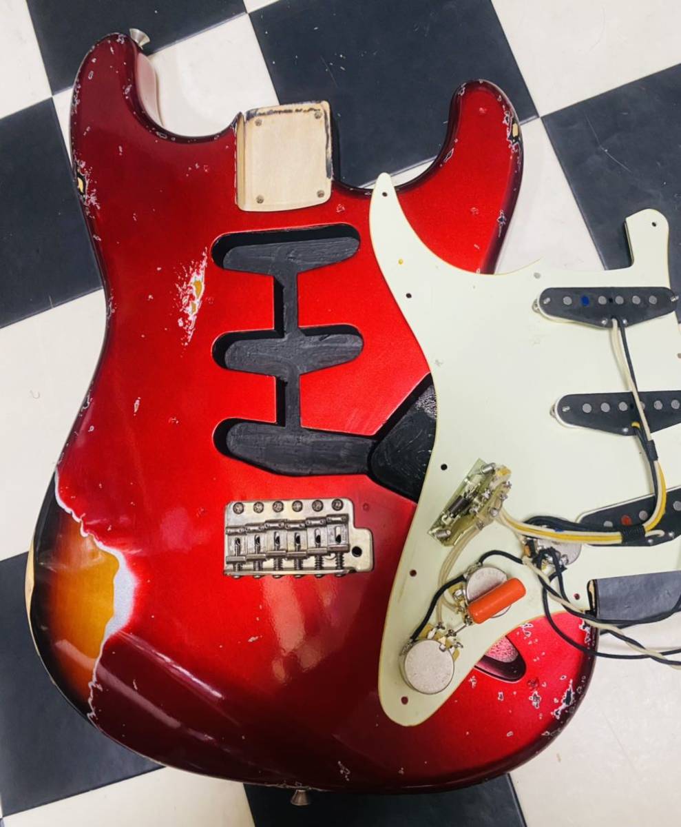 Fender JAPAN ST62 マルチレイヤー レリック キャンディー Fender JAPAN ST62 マルチレイヤー レリック キャンディー