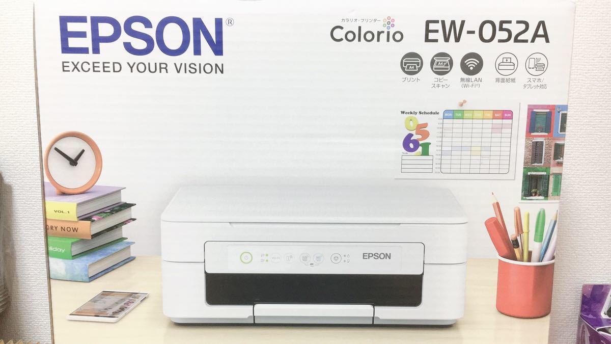 EPSON　エプソン プリンター カラリオ EW-052A インク欠品 エプソンプリンター インクジェット複合機