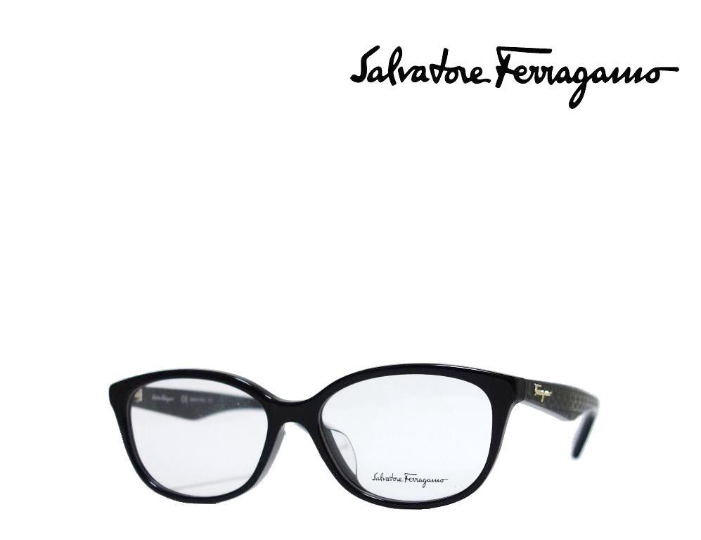【Salvatore Ferragamo】　サルヴァトーレ フェラガモ　メガネフレーム SF2857A 　 001 　 ブラック　 アジアンフィット　 国内正規品