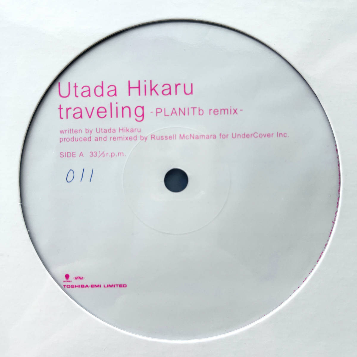 貴重レア..プロモ盤12inchレコード 〔 Utada Hikaru - Traveling 〕宇多田ヒカル / トラヴェリング PLANITb Remix_画像1