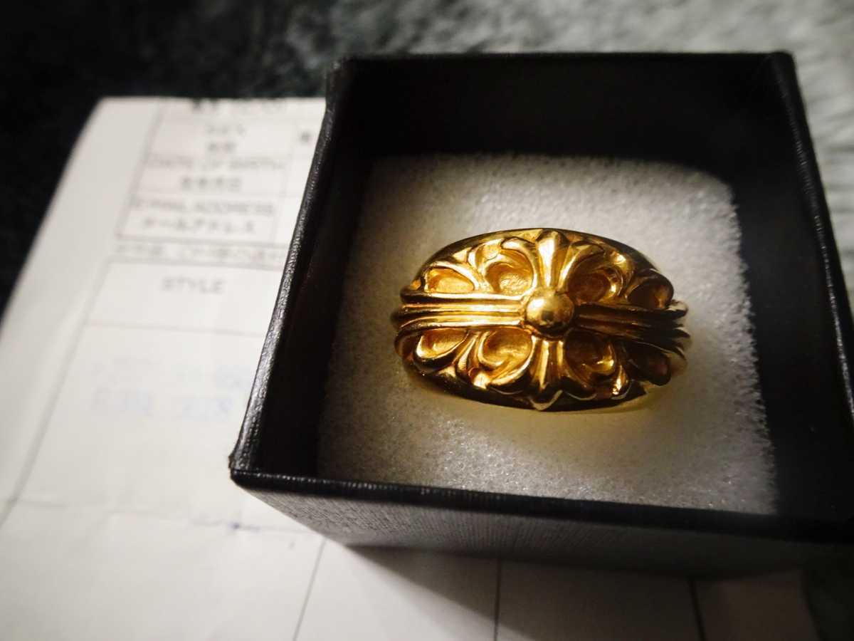 世界有名な インボイス原本付属 CHROME HEARTS クロムハーツ 22k