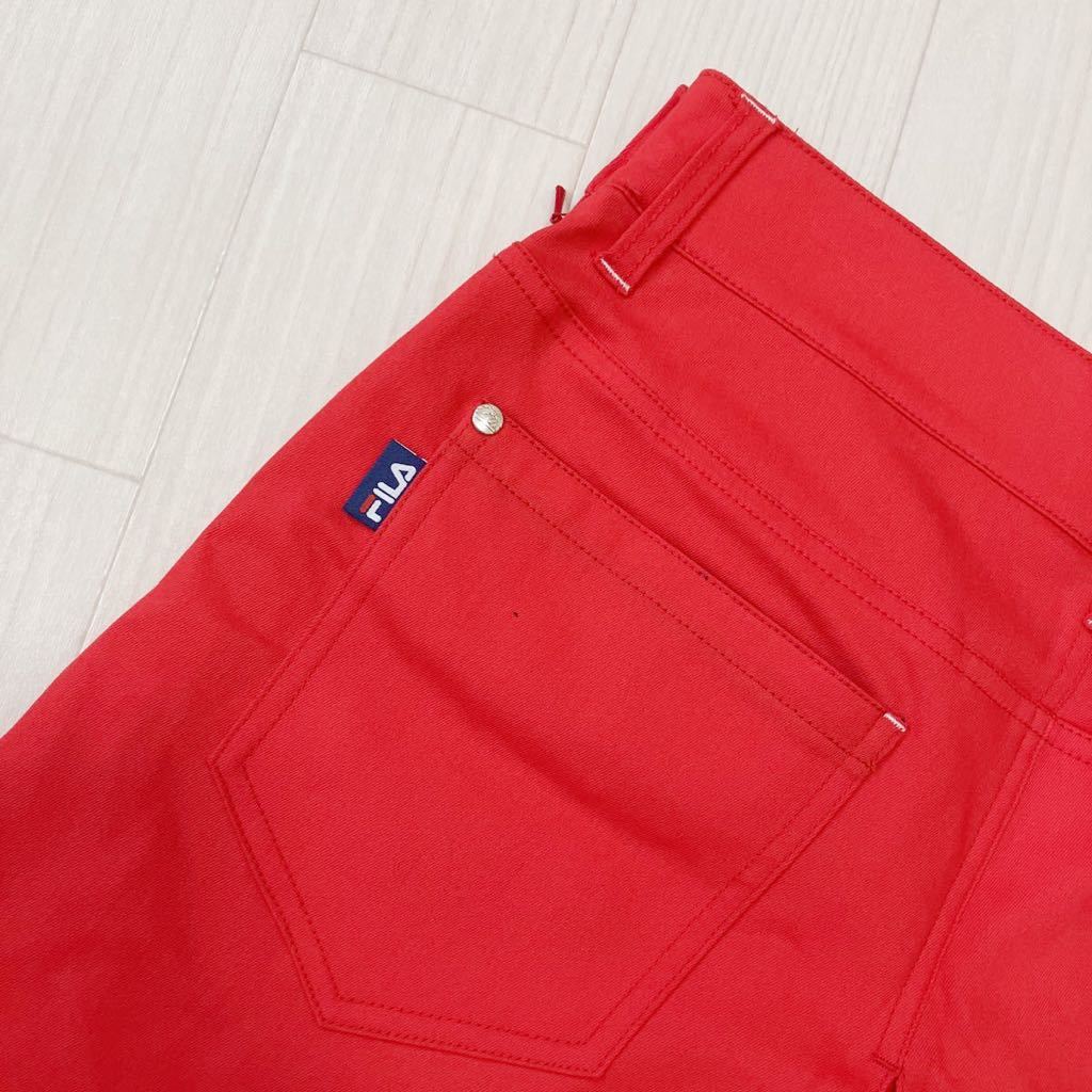FILA GOLF ゴルフウェア　ラップスカート　ショートパンツ　レディース　サイズM 赤　新品未使用品　タグ付き　定価9790円_画像6