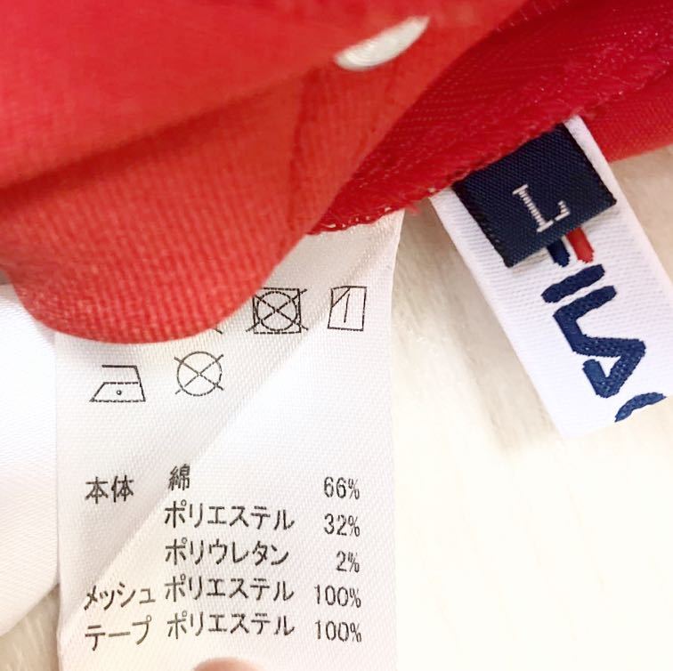 FILA GOLF ゴルフウェア　ラップスカート　ショートパンツ　レディース　サイズM 赤　新品未使用品　タグ付き　定価9790円_画像8