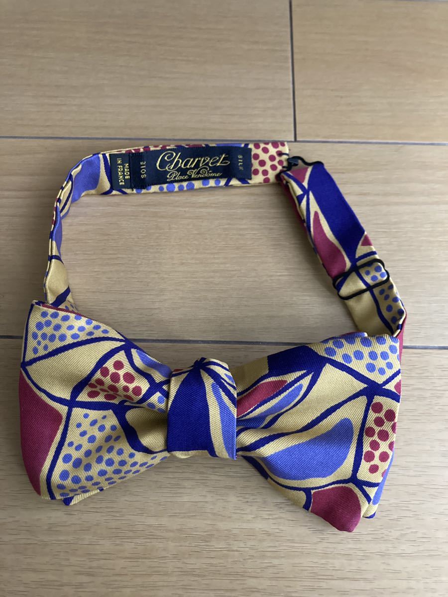 特別ご提供品 Charvet パピヨン シャルベ 蝶ネクタイ ドットブレンド