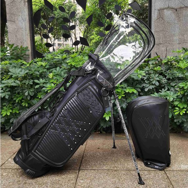ブラック A NEW GOLF アニューゴルフ スタンド型 PUレーザー フード2