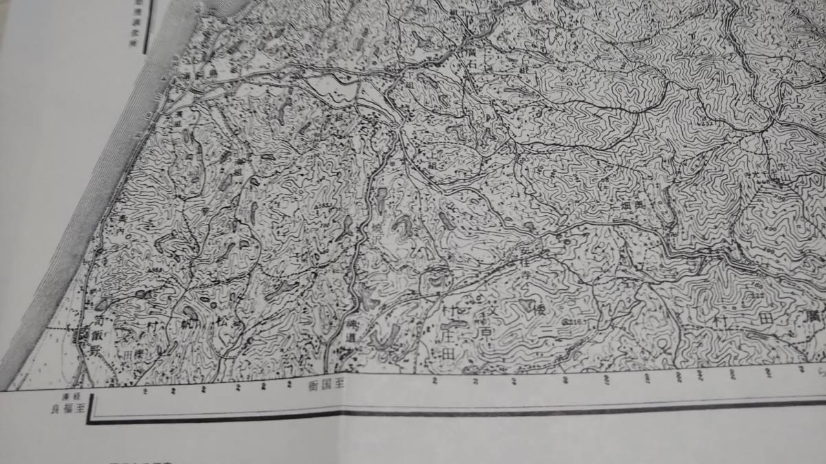 　古地図 　洲本　兵庫県　地図　資料　46×57cm　　明治29年測量　　昭和32年印刷　発行　キレ　B_画像4