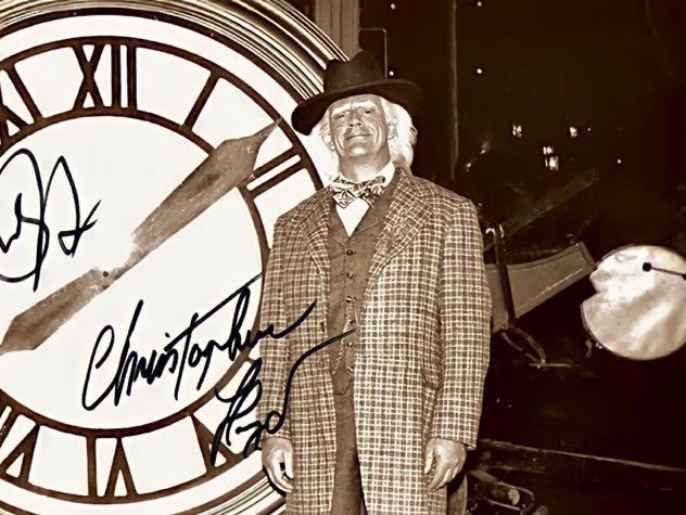 Back to the future マイケルJフォックス&クリストファーロイド Back to the future マイケルJフォックス&クリストファーロイド