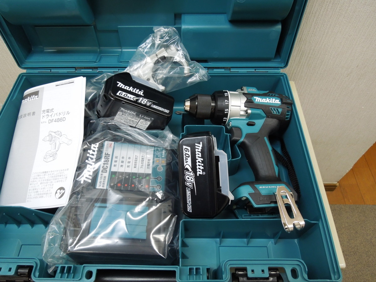 ☆即決☆makita(マキタ) 18V 充電式ドライバドリル DF486DRGX