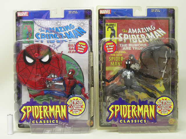 # игрушка biz Ame i Gin g Человек-паук Classics Человек-паук & черный Человек-паук action фигурка TOYBIZ