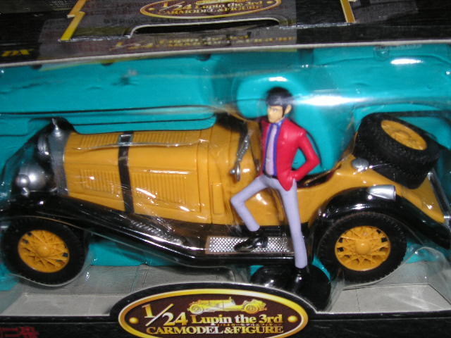 # van Puresuto Lupin III 1/24 машина модель & фигурка Lupin / Mine Fujiko все 2 вид 