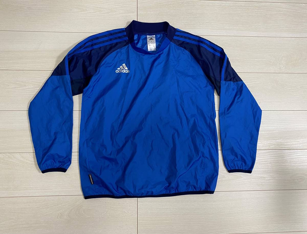 180円 1年保証 アディダス Adidas Climastoom 160サイズ 長袖 ピステ ナイロンシャツ 薄手 180円 1年保証 アディダス Adidas Climastoom 160サイズ 長袖 ピステ ナイロンシャツ 薄手