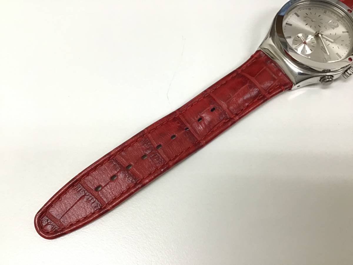 スウォッチ swatch 新品 lrony ネイビー メタル シンプル-