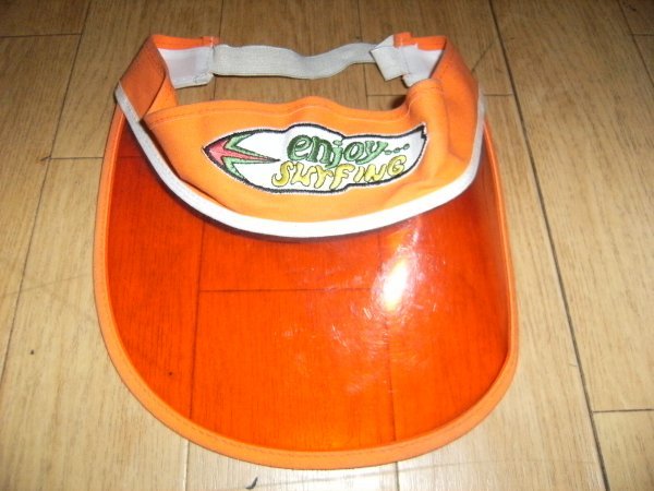  не использовался * Showa Retro *80 годы * подлинная вещь SURFING серфинг козырек шляпа * Гаваи длинная доска body board морской спорт SUP море 