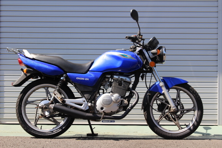 ◇高品質 スズキ EN125-2A エキゾーストマフラー QUIET 耐熱ブラック