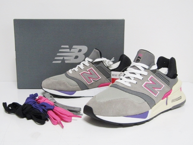 18年製 2018 KITH × UNITED ARROWS & SONS × NEW BALANCE MS997KI GREY US9.5 キス ユナイテッド アローズ ニューバランス コラボ 新品_画像1