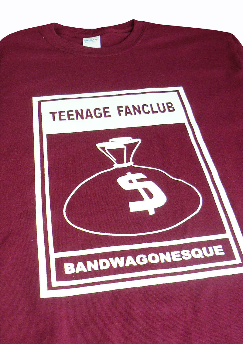 【新品】Teenage Fanclub Tシャツ Sサイズ Band Maバンド ギターポップ オルタナ TFC Nirvana シルクスクリーンプリント_画像2