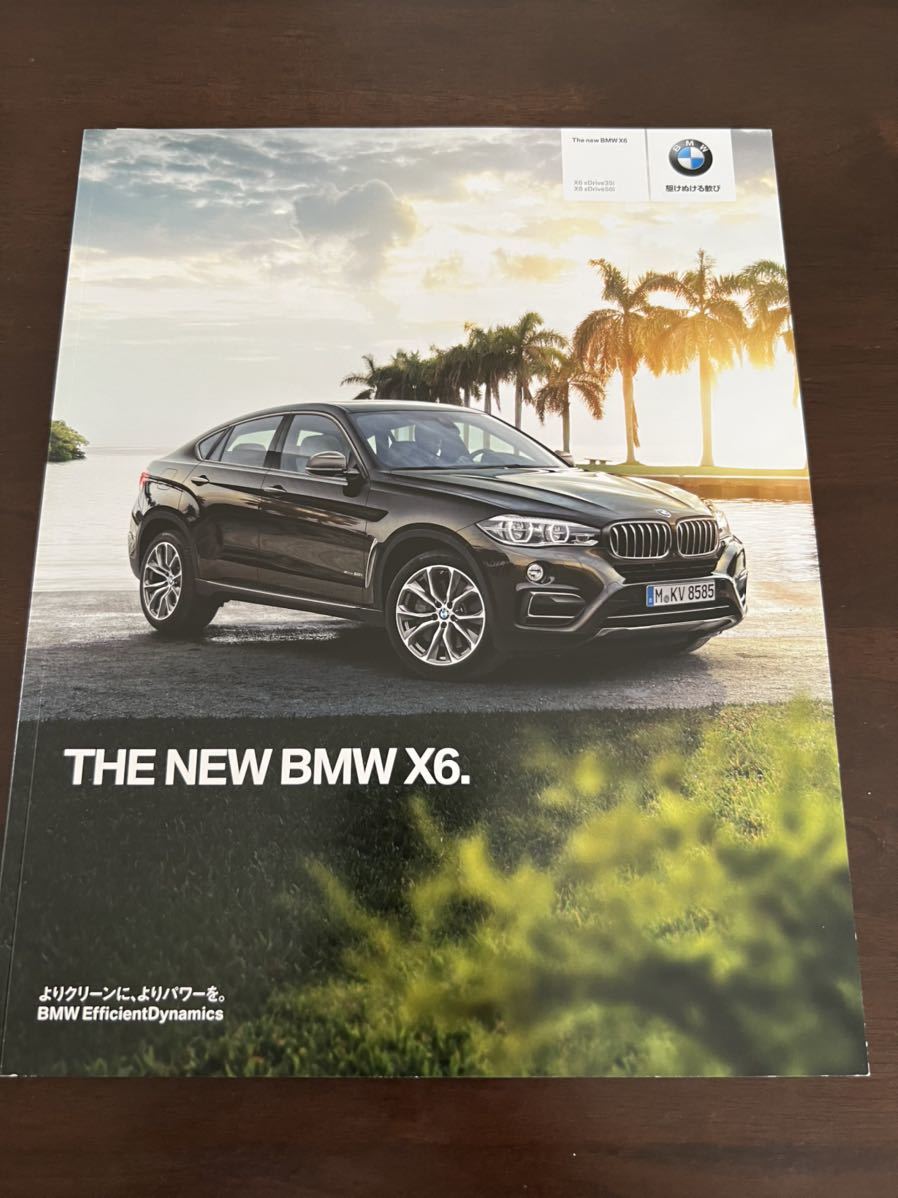 2014年9月発行 BMW X6 カタログ＋カラーコンビネーションの画像1