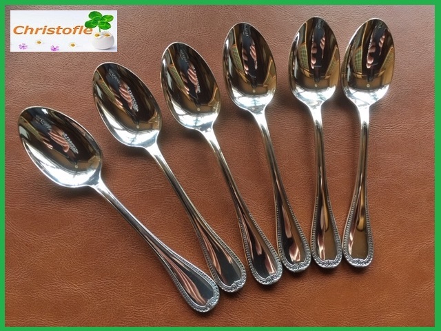 品格】Christofle クリストフル マルメゾン コーヒースプーン 6本set