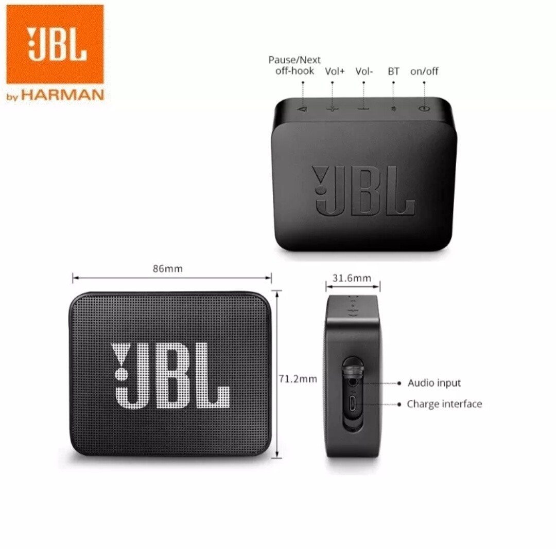 PayPayフリマ｜JBL GO2 Bluetooth対応スピーカー ブラック