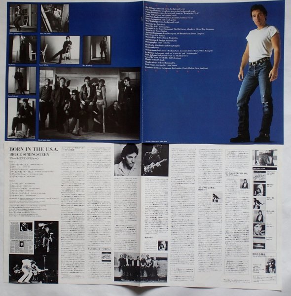 ブルース・スプリングスティーン Bruce Springsteen Born In The U.S.A. ボーン・イン・ザ・U.S.A. '84年邦再発シュリンク残り_画像3