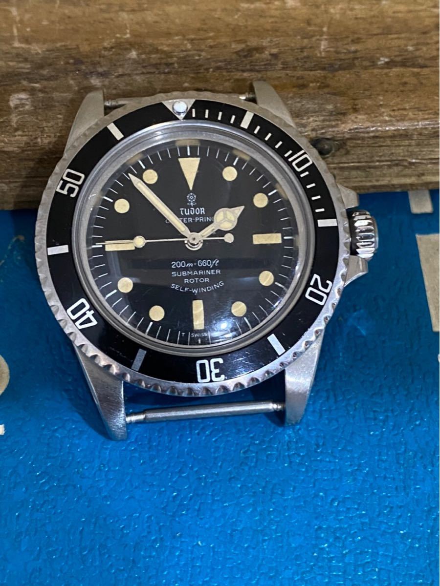 TUDOR サブマリーナ メンズ腕時計 薔薇 ref7016 ブラック (318A) の