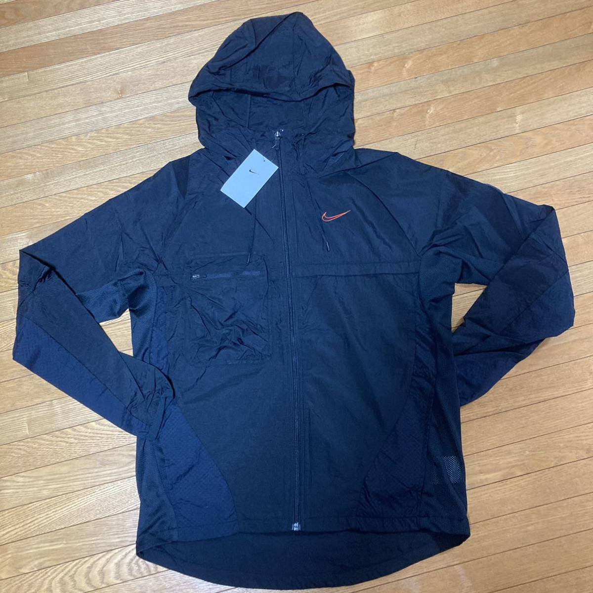 NIKE ナイキ ウインドブレーカー ジャケット メンズ Sportswear Windrunner DA1477-010 Sサイズ ブラック（155-176cm）送料込み