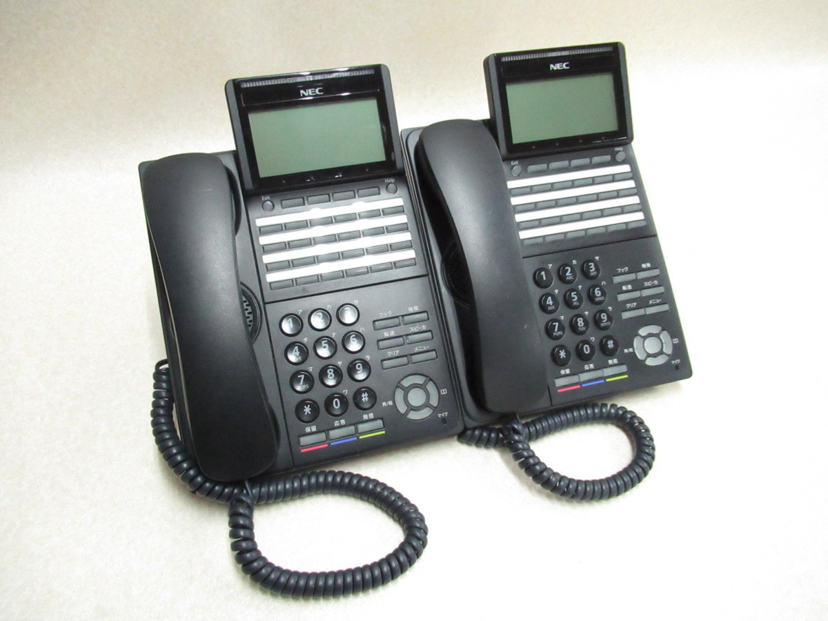 Ω ZZK2 853 гарантия иметь чистый .NEC UNIVERGE Aspire WX DTK-24D-1D(BK)TEL 24 кнопка стандарт телефонный аппарат 2 шт. комплект * праздник 10000! сделка прорыв!