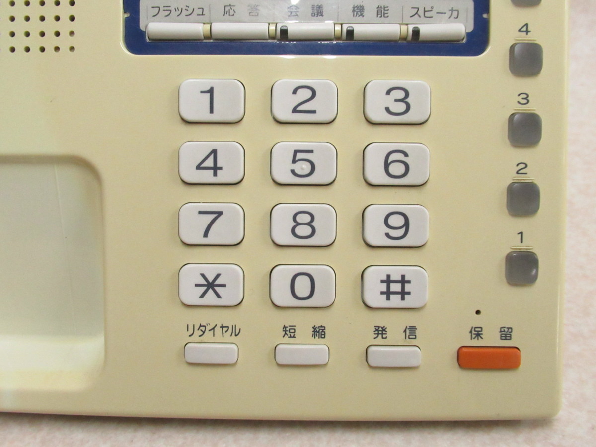 ▲Ω XD1 2086 保証有 タムラ 田村 PV824 DS(W) 20ボタン標準電話機 ・祝10000！取引突破！_画像5