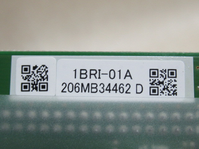 ・LE 0523) 保証有 20年製 サクサ Saxa PLATIAⅡ 1デジタル局線ユニット 1BRI-01A ・祝10000！取引突破！_画像5