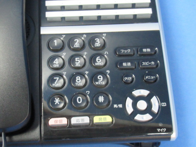 ＄ 同等品複数可 保証有 NEC Aspire UX ITZ-24D-2D(BK)TEL 24ボタンIP電話機 _画像6