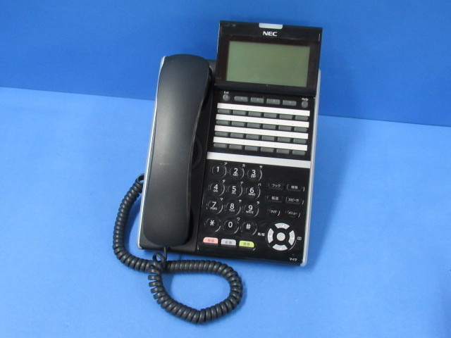 ＄ 同等品複数可 保証有 NEC Aspire UX ITZ-24D-2D(BK)TEL 24ボタンIP電話機 _画像1