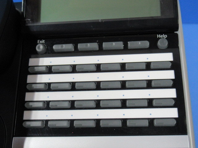 ＄ 同等品複数可 保証有 NEC Aspire UX ITZ-24D-2D(BK)TEL 24ボタンIP電話機 _画像5