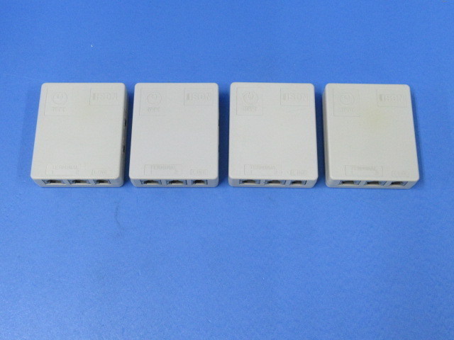 XC1 13104◇)保証有 NTT デジタル回線終端装置 SL-144K E DSU-E(H) 4個