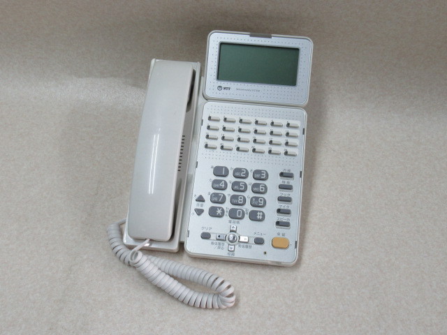 Ω ZP1 12471◆保証有 きれい NTT GX-(24)STEL-(2)(W) 24ボタンスター 標準電話機・祝10000！取引突破！！
