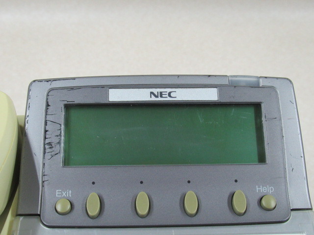 ▲Ω ZS1 14394◆) 保証有 NEC Aspire アナログ停電電話機 DTR-32KPA-1D(WH) 動作OK・祝10000！取引突破！！_画像4