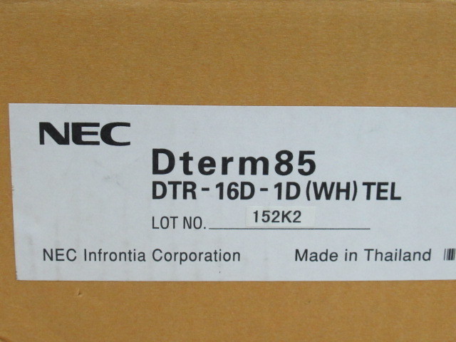 ZT2 15229◇未使用品 NEC Aspire Dterm85 16ボタンカナ表示付TEL(WH