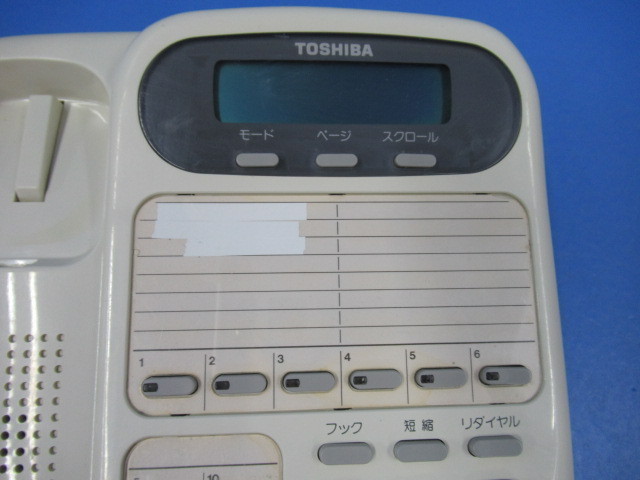 Ω ZI2 9096※保証有 DT-5006HD 東芝/TOSHIBA デジタル6釦表示付多機能電話機・祝10000！取引突破！_画像5