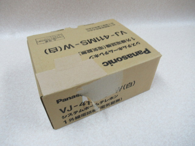 ZD1 8967※保証有 美品 Panasonic VJ-411MS-W (白) 1外線電話機・祝10000！取引突破！_画像3