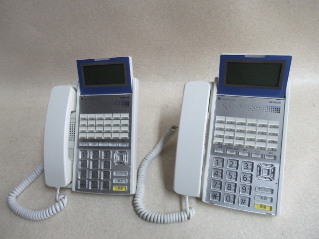 【ファッション通販】 Ω PA 284s 保証有 日立/HITACHI MX300IP HI-24C-TELSDA 24ボタン標準電話機 14年製 キレイめ 2台・祝10000！取引突破！ 日立製作所