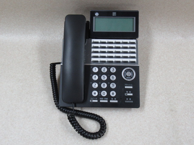 Ω XJ2 8034♪ 保証有 saxa TD820(K) サクサ PLATIAⅡ 30ボタン標準電話機 19年製・祝10000！取引突破！_画像1