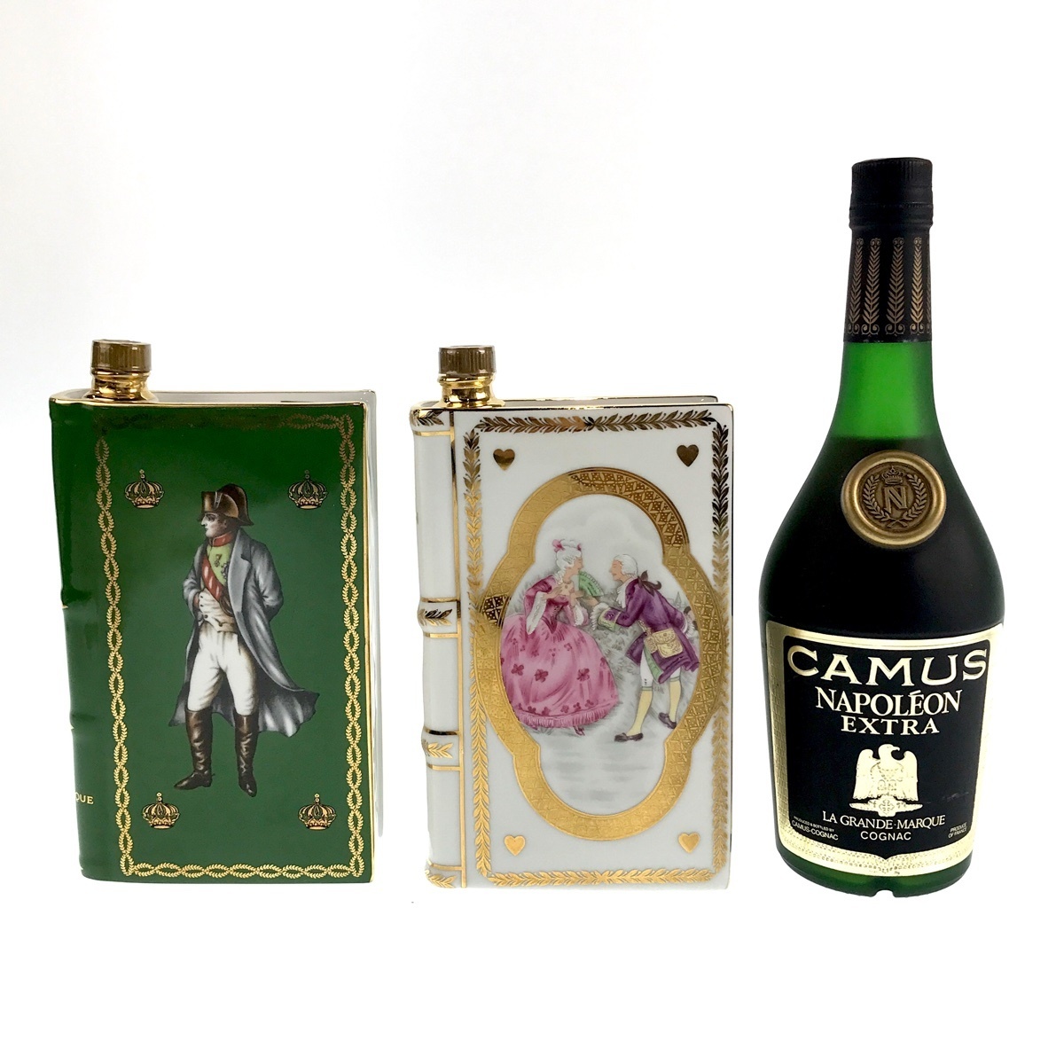 3本 カミュ CAMUS ナポレオン ブック 緑 紳士と淑女 エクストラ グラン