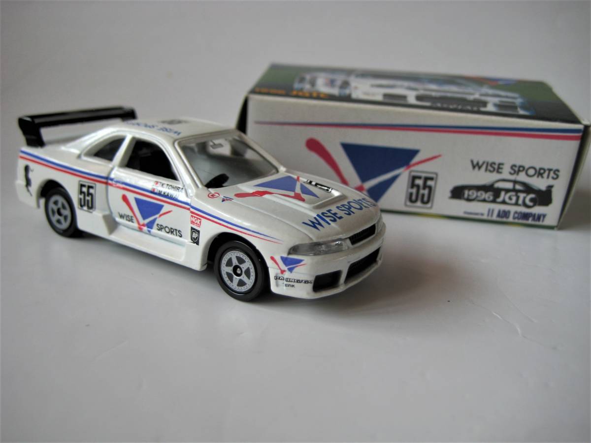 ★特注トミカ　WISE　SPORTS　1996　JGTC　NISMO　GT‐R／K.TOHIRA　M.KAWAI　アイ・アイ・アド・カンパニー/II ADO　COMPANY■日本製■　_画像6