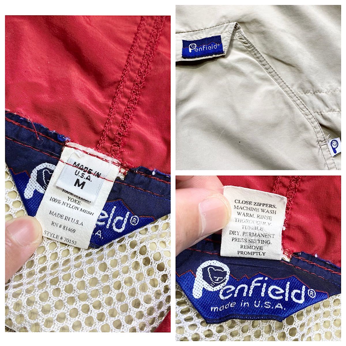 OASISノエル着USA製90sビンテージPenfieldペンフィールド OASISノエル着USA製90sビンテージPenfieldペンフィールド