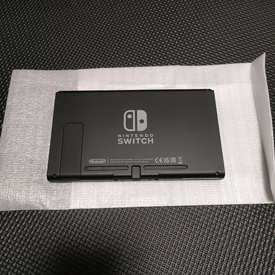 【1円～】任天堂 新モデル Nintendo Switch 本体 セット Joy-Con(L)/(R) グレー スイッチ 動作確認済 新型