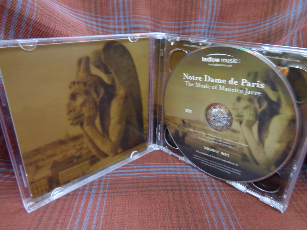 A#2002◆サントラ◆ モーリス・ジャール 映画音楽集 ２CD Notre Dame De Paris The Music Of MAURICE JARRE TADLOW017_画像2