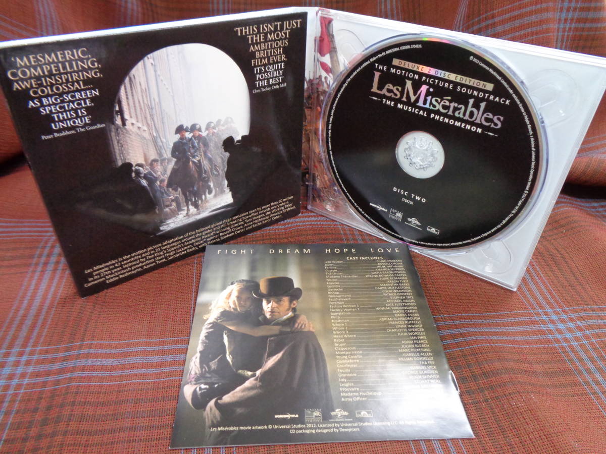 A#2128◆サントラ◆ レ・ミゼラブル Les Miserables The Musical Phenomenon Deluxe Edition 2CD Deluxe Edition_画像3