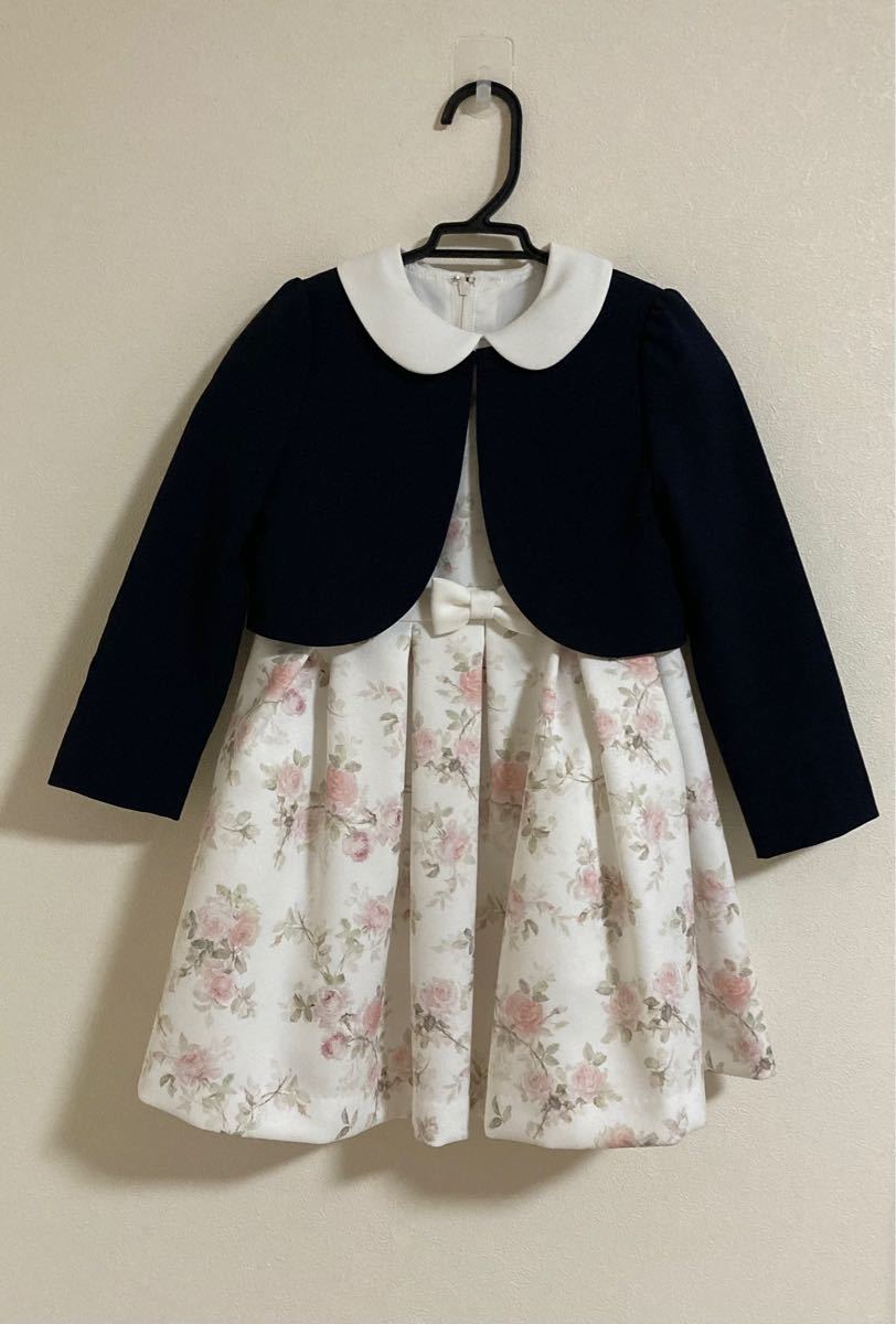 プティマイン フォーマルワンピース & ボレロ 110 入学式 卒園式 結婚