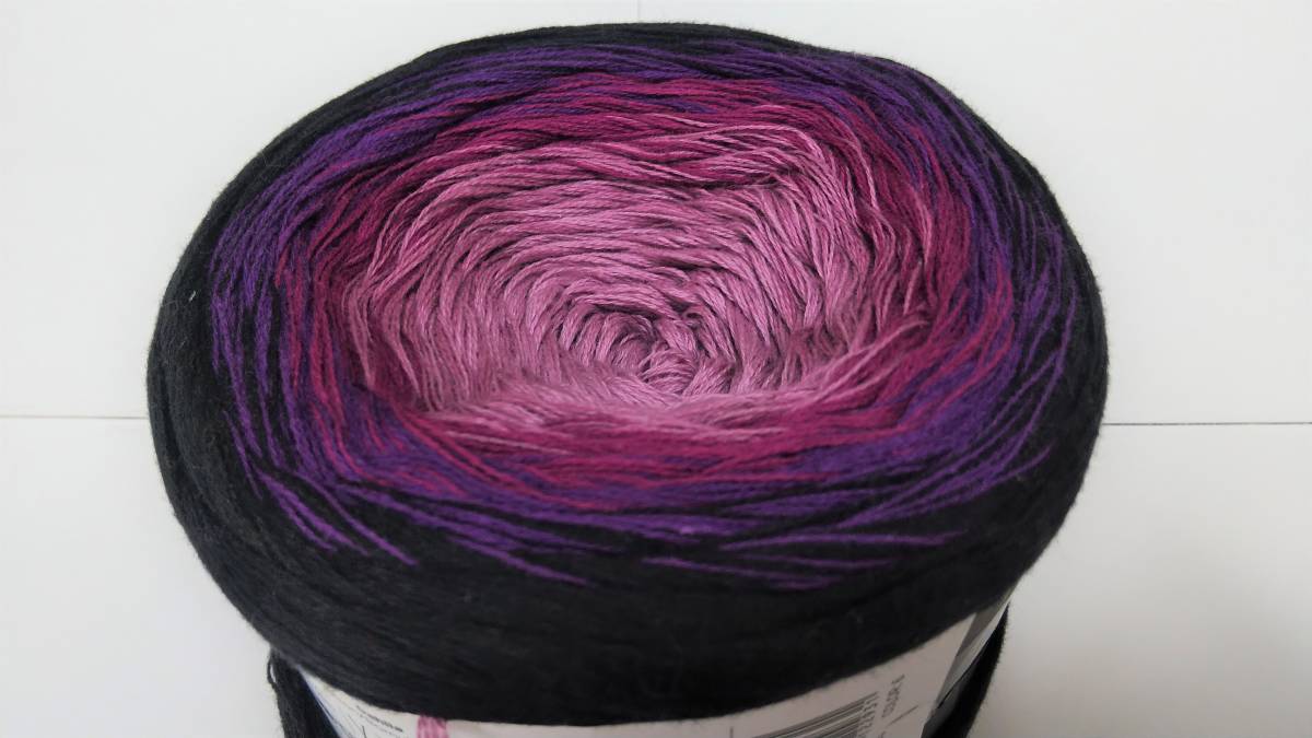 輸入　毛糸　hobbii　Dahlia　ダリア　コットン100％　200g×1個　Purple Gem　パープルジェム　デンマーク　海外_画像6