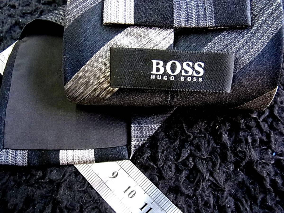 ■■SALE④■№5396　【ＢＯＳＳ】ヒューゴ・ボス【ストライプ】ネクタイ_画像2