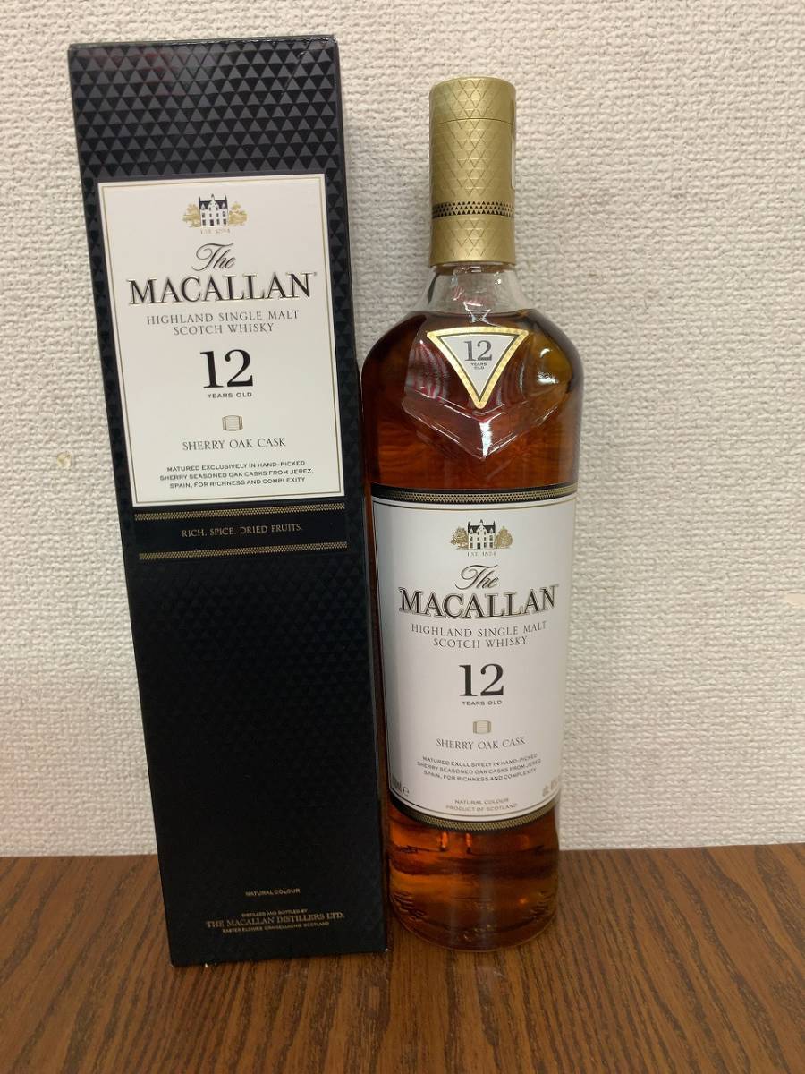 オカ 未開栓 シングルモルト ウイスキー ザ マッカラン 12年 700ml